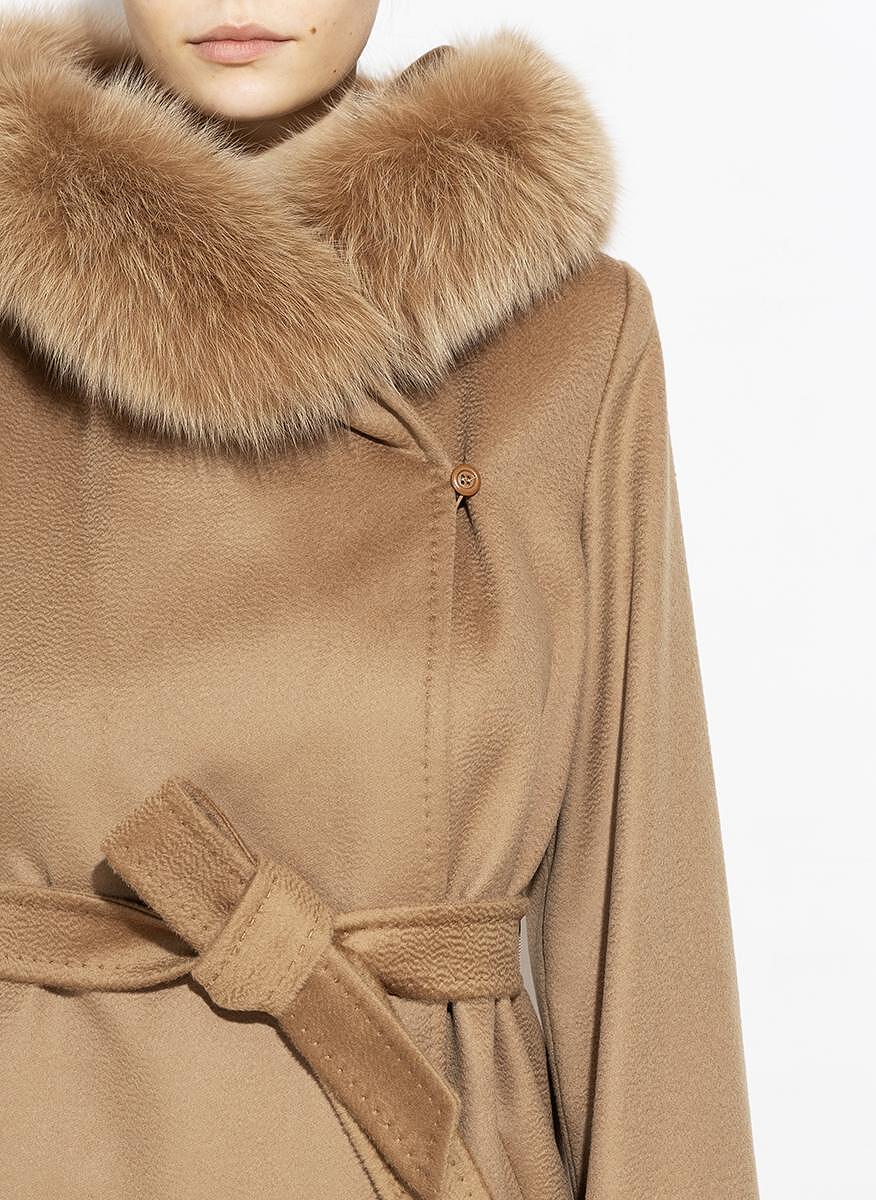 Палто от фина вълна Max Mara Studio Mango