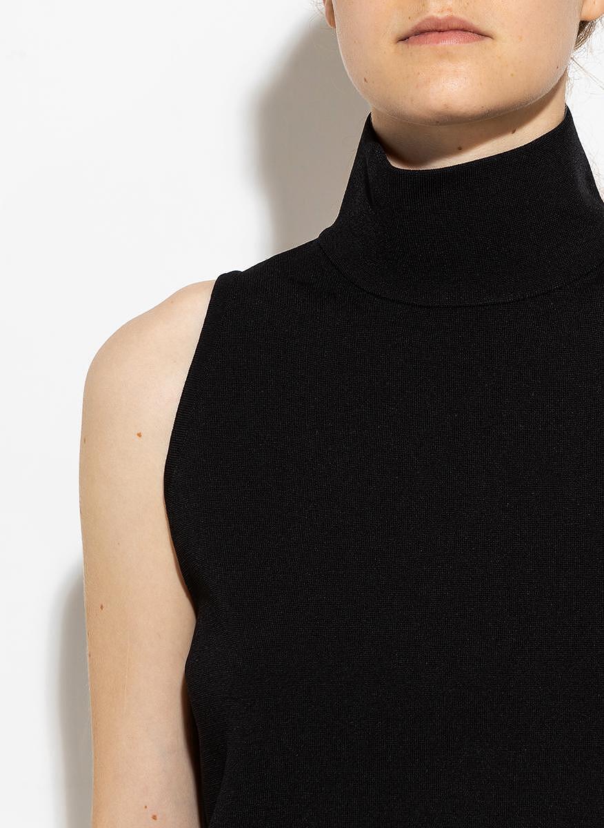 Топ с поло яка Max Mara Nero