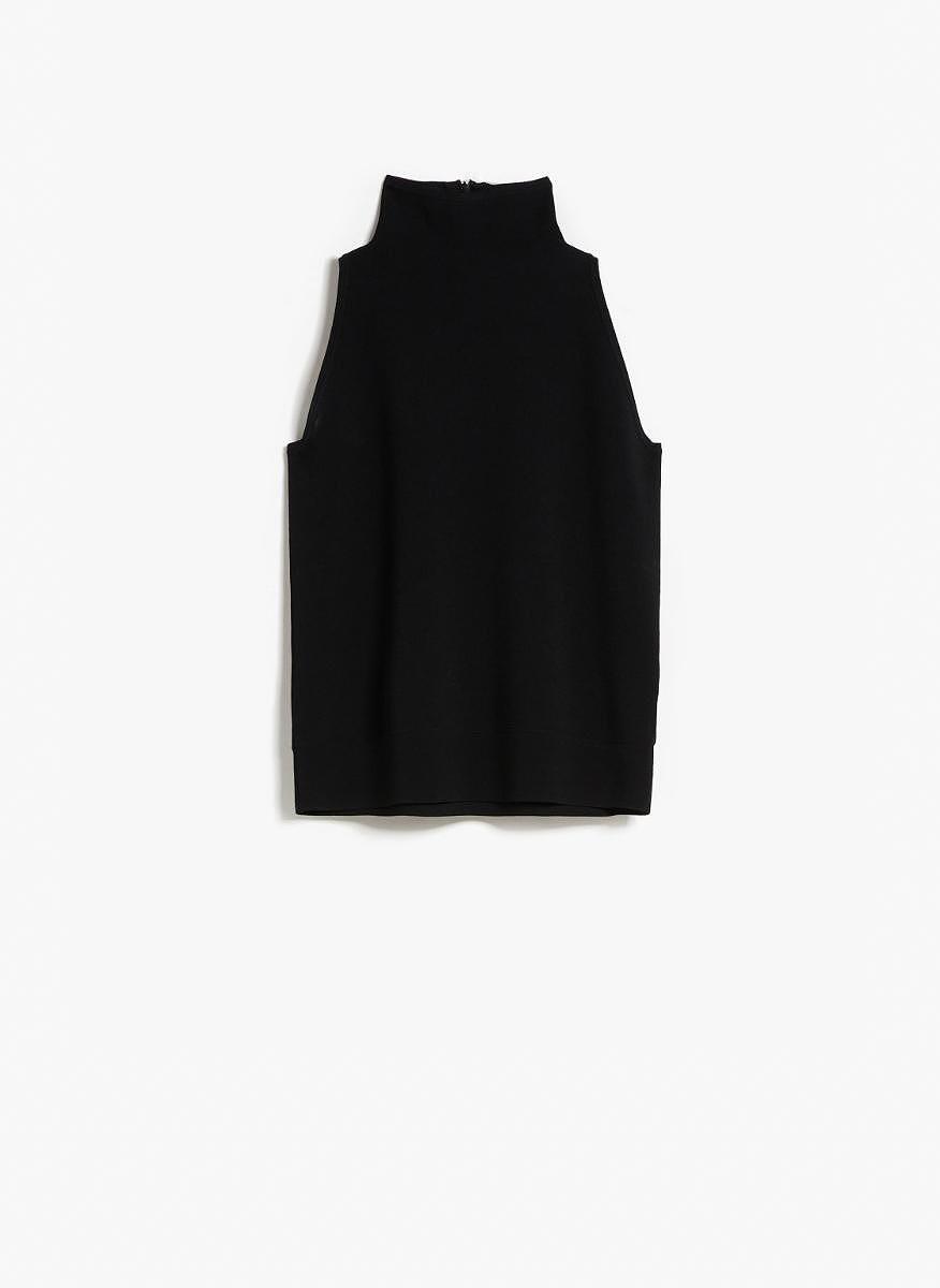 Топ с поло яка Max Mara Nero