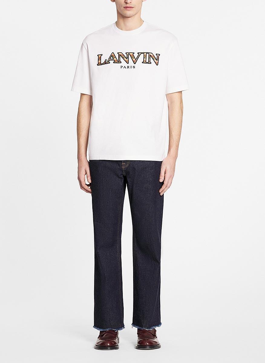 Тишърт с лого Lanvin
