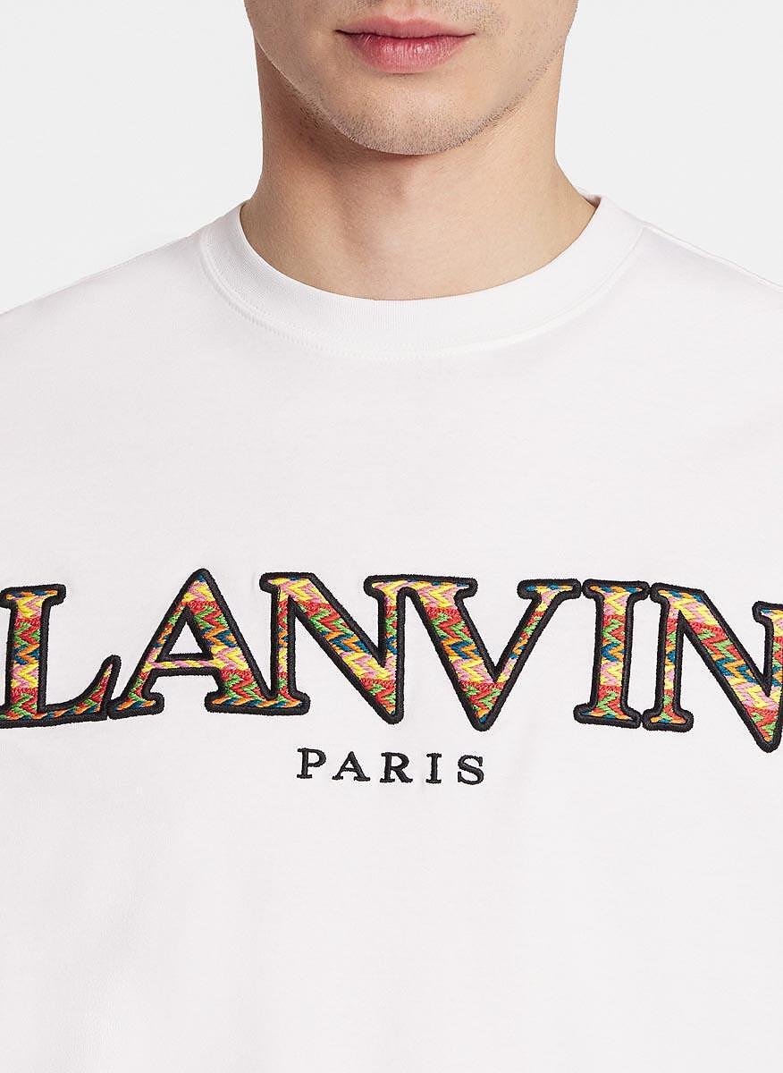 Тишърт с лого Lanvin
