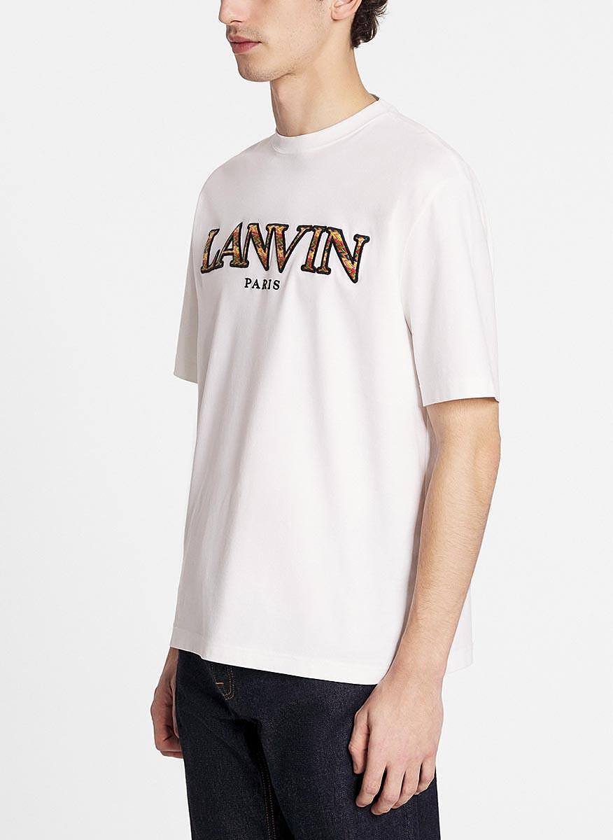 Тишърт с лого Lanvin
