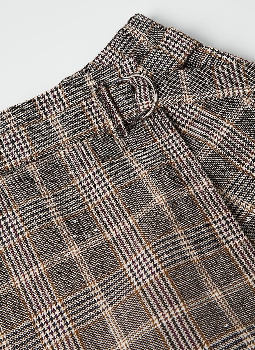 Пола-панталон 'Prince of Wales' Brunello Cucinelli Kids 12