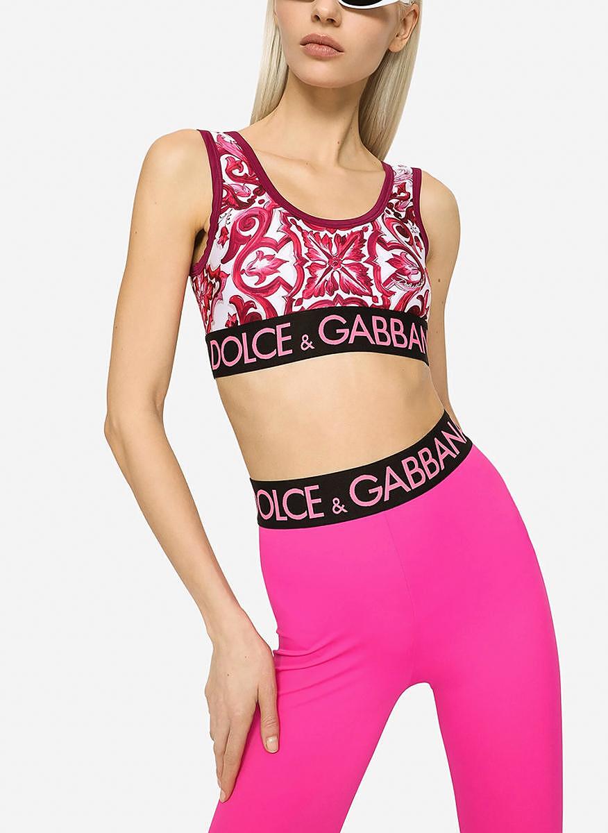 Топ с принт 'Majolica' Dolce&Gabbana