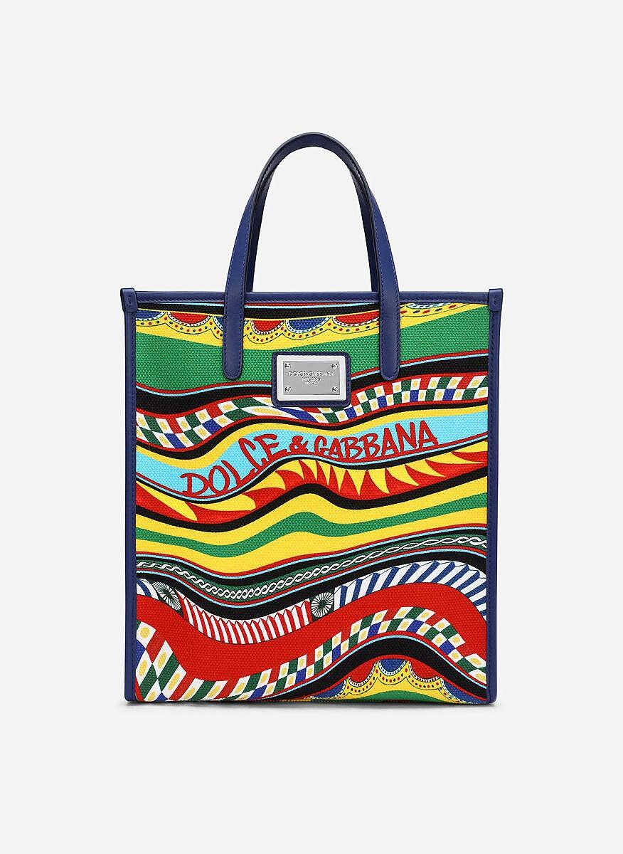 Чанта с принт 'Psychedelic Carretto' Dolce&Gabbana