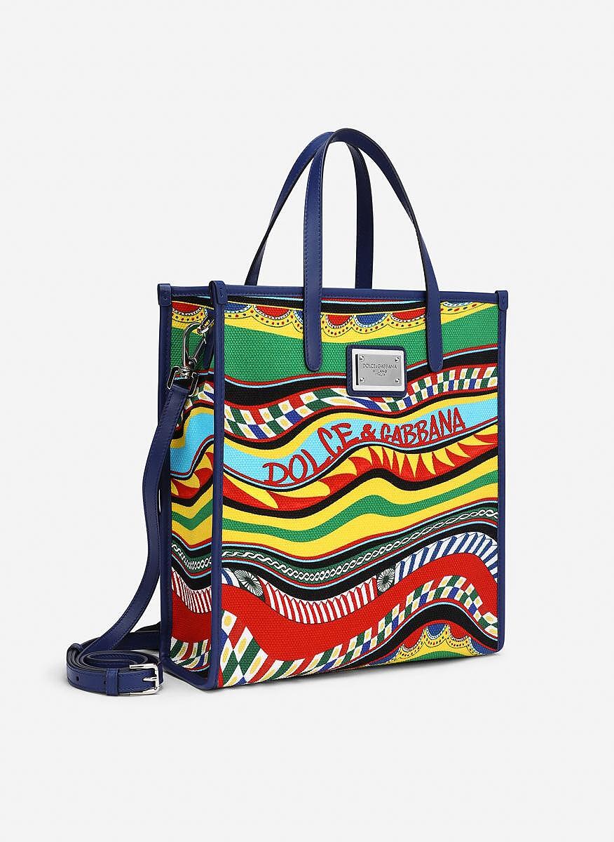 Чанта с принт 'Psychedelic Carretto' Dolce&Gabbana