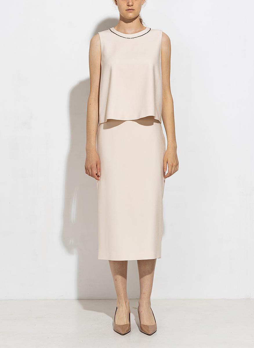 Блуза с декоративни камъчета Max Mara Studio Michela