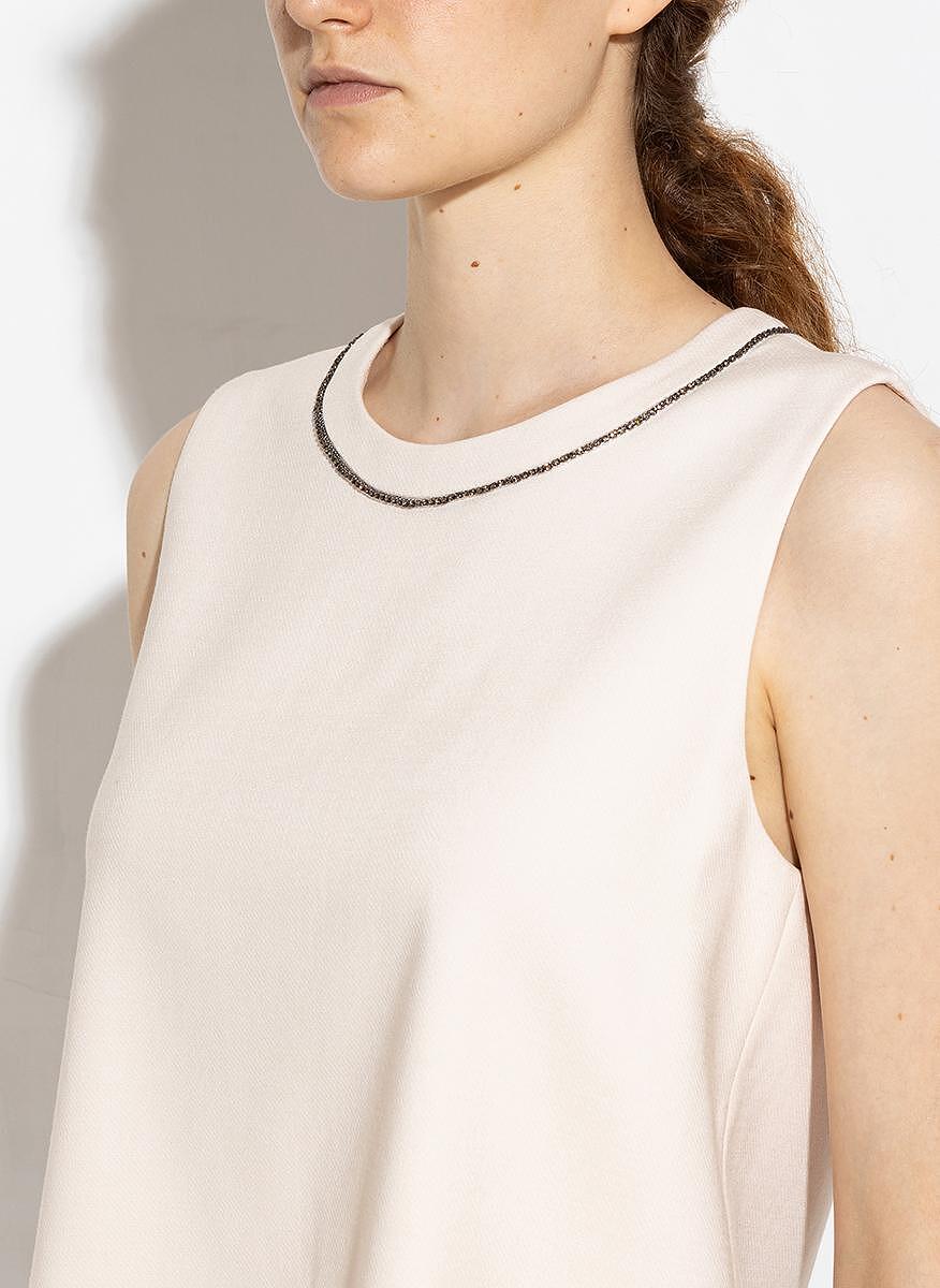 Блуза с декоративни камъчета Max Mara Studio Michela