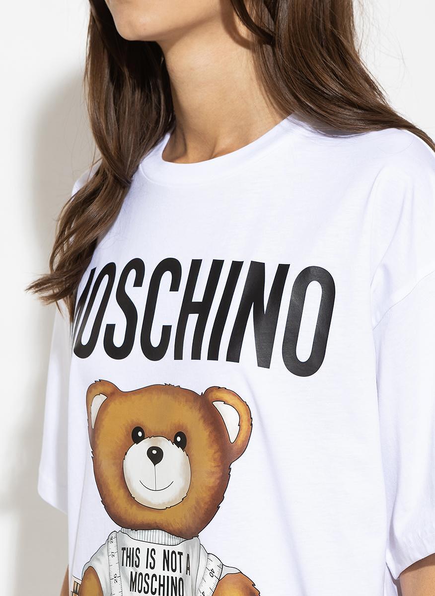Тишърт с 'Teddy bear' принт Moschino