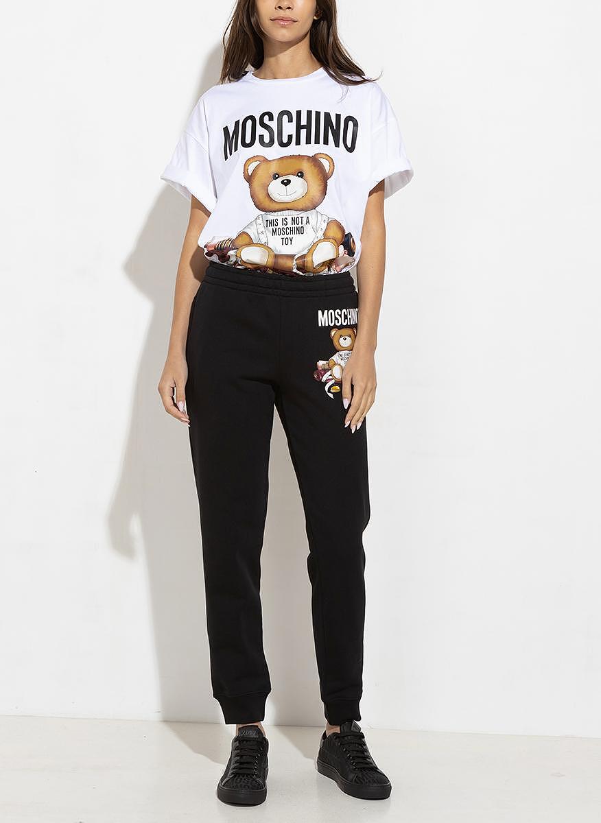 Тишърт с 'Teddy bear' принт Moschino