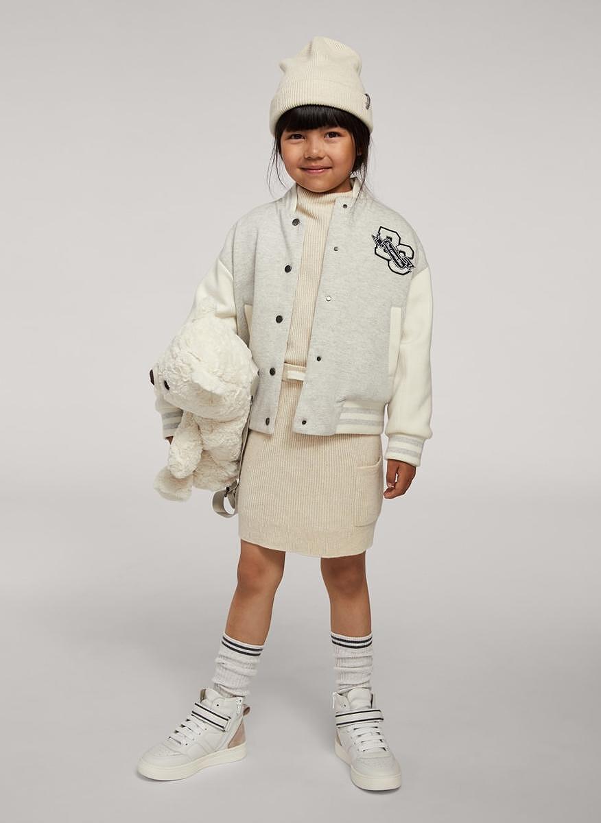 Пола от фино плетиво Brunello Cucinelli Kids 12