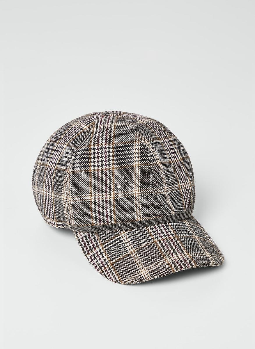 Шапка 'Dazzling Prince of Wales' Brunello Cucinelli S